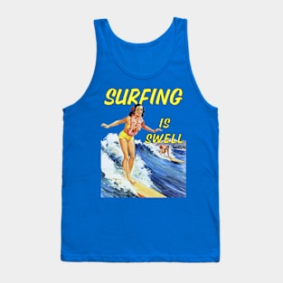 Lispe Surfing is Swell Tank Top